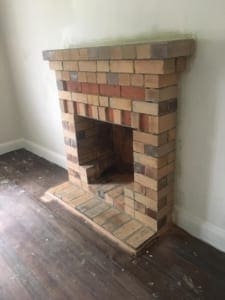 Brick Fire Place Resurfacing Abrasive Blasting - Dustless Eco Blast