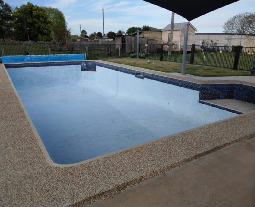Concrete Pool Coating Removal Blasting Services -