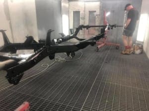 Soda Blasting Car Chassis - Dustless Eco Blast